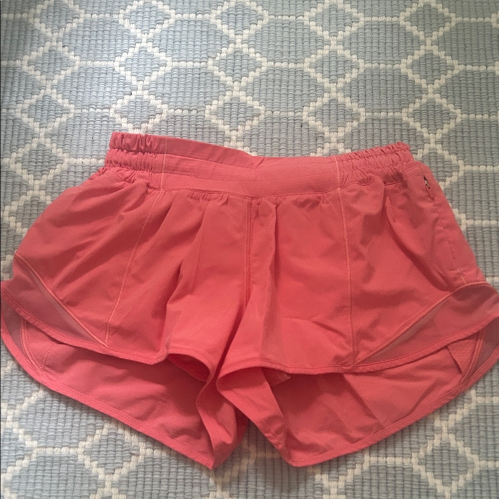 Lululemon Athletica Coral Athletic Shorts